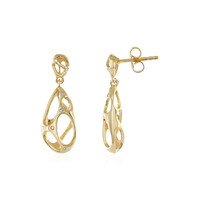 Pendientes en plata con Diamante I2 (J)
