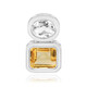 Colgante en plata con Citrino (MONOSONO COLLECTION)