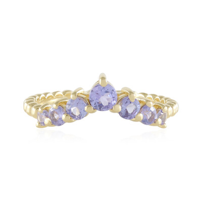 Anillo en plata con Tanzanita