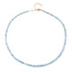 Collar en plata con Aguamarina de Brasil