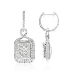 Pendientes en oro con Diamante I1 (H)  (CIRARI)