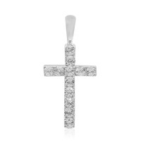 Colgante en plata con Topacio blanco