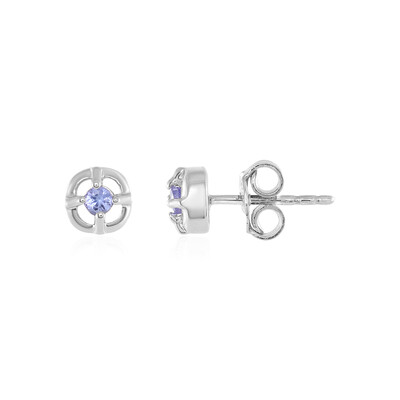 Pendientes en plata con Tanzanita