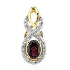 Colgante en oro con Rubí Songea