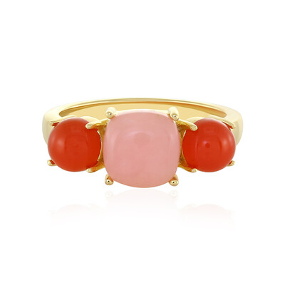 Anillo en plata con Ópalo rosa