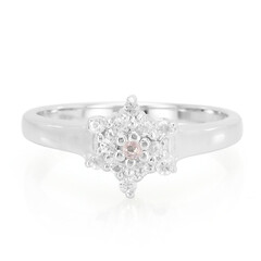 Anillo en plata con Zafiro de Ceilán rosa