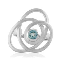 Anillo en plata con Zircón de Ratanak Kirí