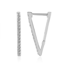 Pendientes en plata con Zircón