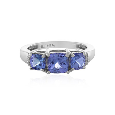 Anillo en plata con Tanzanita