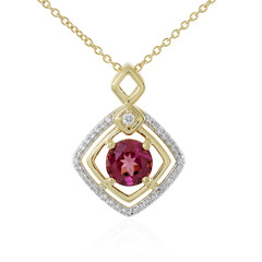 Collar en plata con Granate de Malawi
