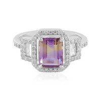 Anillo en plata con Ametrino de Anahí