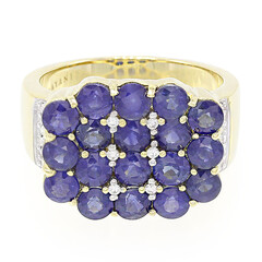 Anillo en oro con Zafiro de Birmania (AMAYANI)