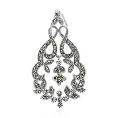 Colgante en plata con Marcasita