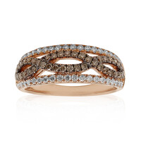Anillo en oro con Diamante chocolate SI2 (CIRARI)