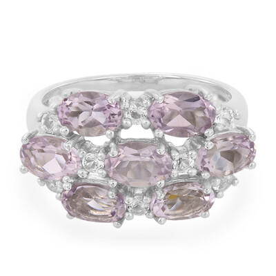 Anillo en plata con Amatista Rosa de Francia