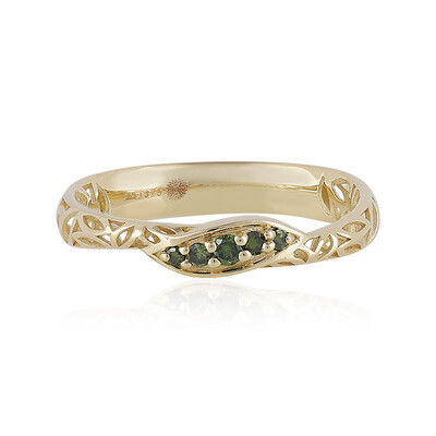 Anillo en oro con Diamante verde I1 (Ornaments by de Melo)