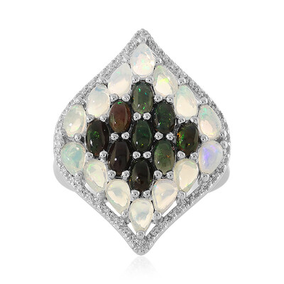 Anillo en plata con Ópalo de Welo