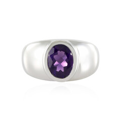 Anillo en plata con Amatista de Siberia (de Melo)
