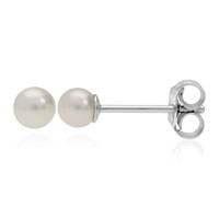 Pendientes en plata con Perla Freshwater