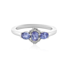 Anillo en plata con Tanzanita