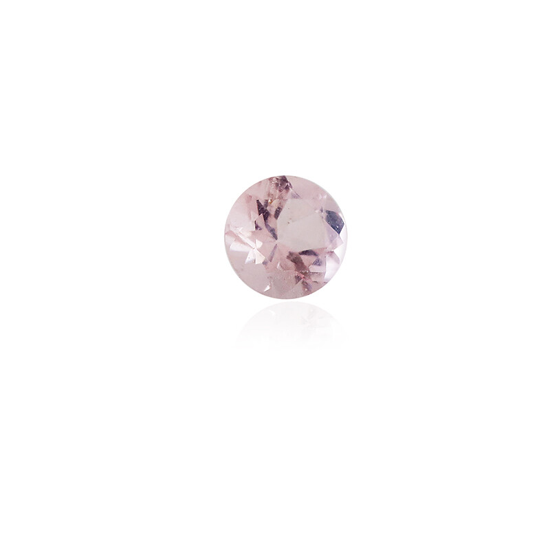 Morganite De Madagascar 6.8x6.2 Mm - 0.72 Carat - Pierre Précieuse Naturelle