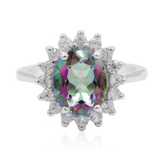 Anillo en plata con Cuarzo místico