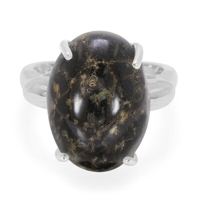 Anillo en plata con Ópalo leopardo