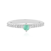 Anillo en plata con Esmeralda de Colombia