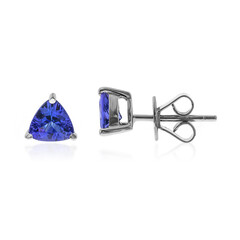 Pendientes en oro con Tanzanita
