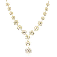 Collar en oro con Diamante champán I2 (Ornaments by de Melo)