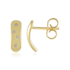Pendientes en plata con Diamante I2 (I)