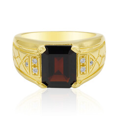 Anillo en plata con Granate