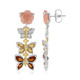 Pendientes en plata con Citrino de Madeira (Gems en Vogue)