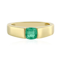 Anillo en plata con Esmeralda de Colombia