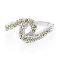 Anillo en plata con Alejandrita