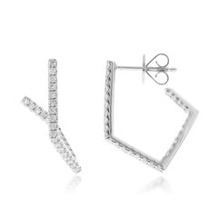Pendientes en oro con Diamante I1 (H)  (CIRARI)
