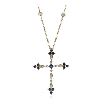 Collar en oro con Zafiro de Ceilán (CIRARI)