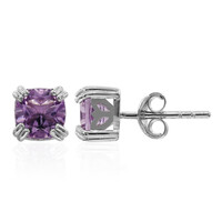 Pendientes en plata con Amatista