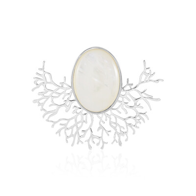 Colgante en plata con Nácar (MONOSONO COLLECTION)