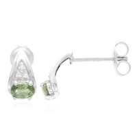 Pendientes en plata con Zafiro de Mozambique