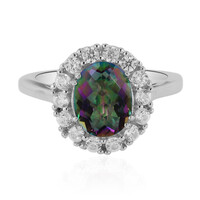 Anillo en plata con Cuarzo místico