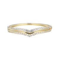 Brazalete en plata con Zircón (Adela Silber)