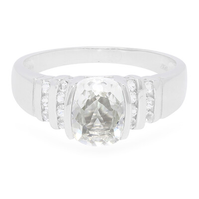 Anillo de hombre en plata con Berilo del Himalaya