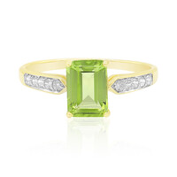 Anillo en oro con Peridoto