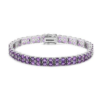 Brazalete en plata con Amatista