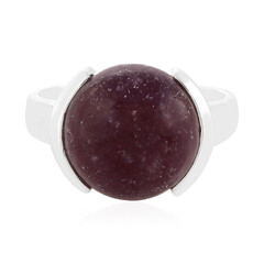 Anillo en plata con Lepidolita