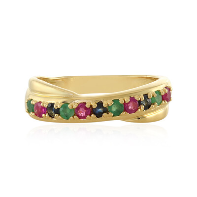 Anillo en plata con Esmeralda de Socoto