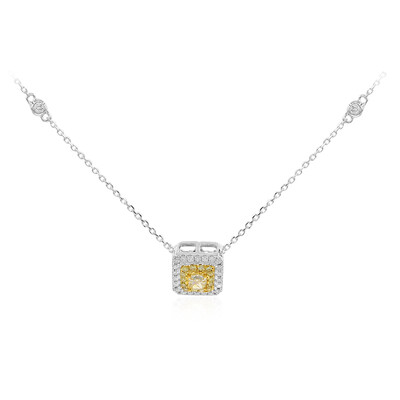 Collar en oro con Diamante amarillo SI2 (CIRARI)