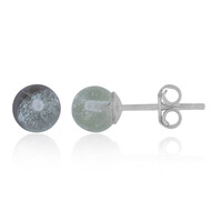 Pendientes en plata con Fluorita