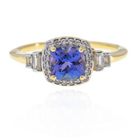 Anillo en oro con Tanzanita (Adela Gold)